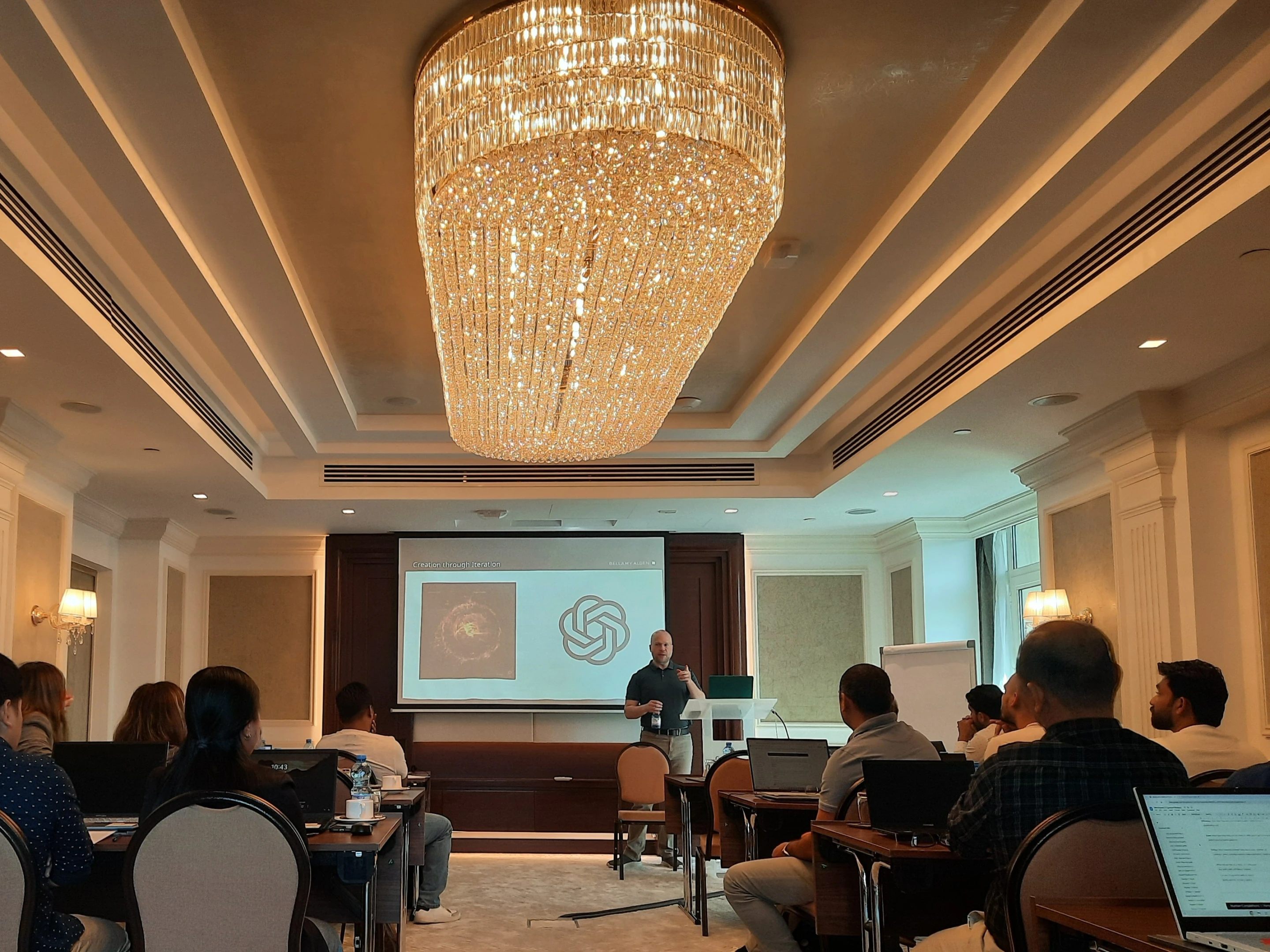 Fahed Bizzari's workshop with Qcloud